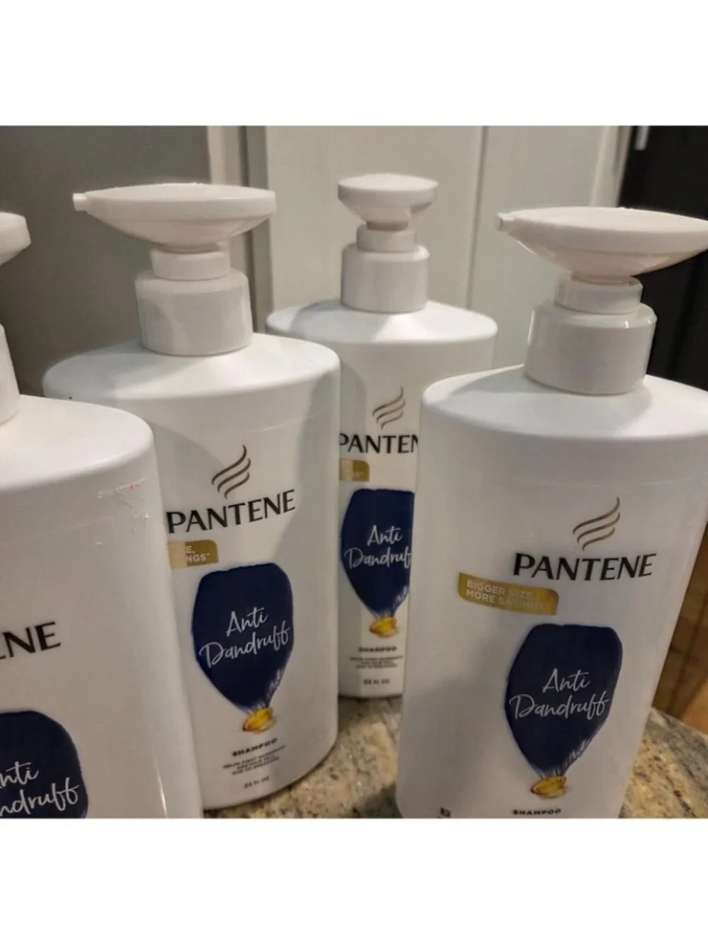 Lot of 4 Pantene Anti Dandruff Shampoo 23oz Pump Bottles New